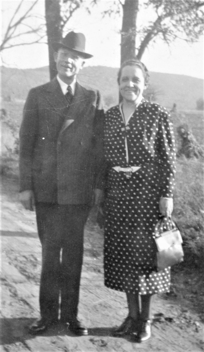 President and Sister Evans, Buckville, PA October, 1937